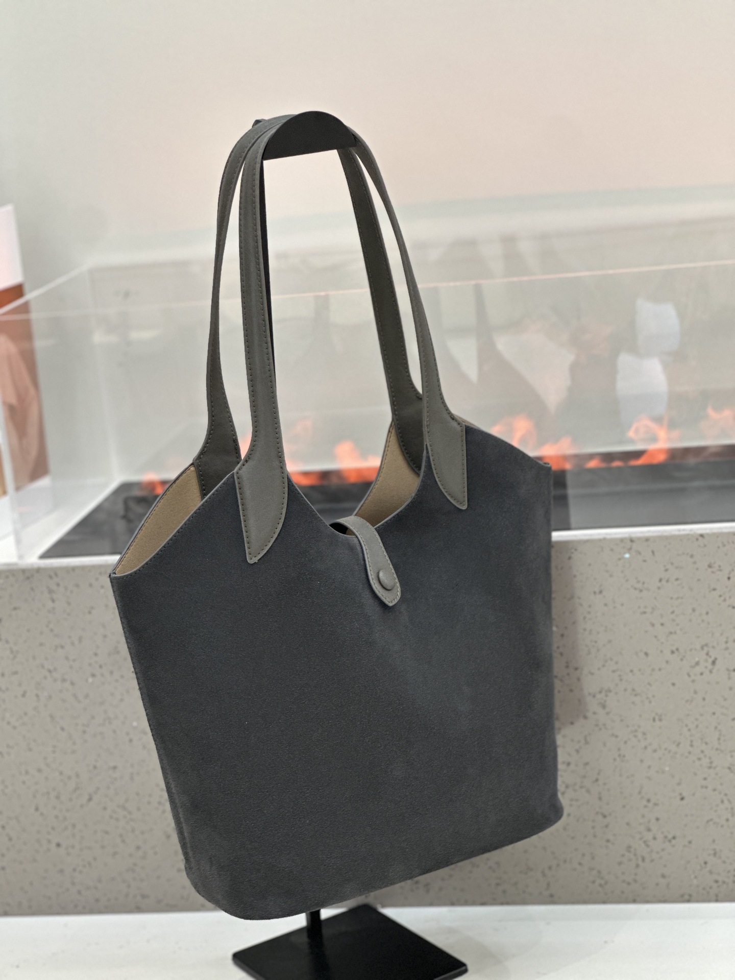 Minimalist High-end Style Basket Bag, New Autumn And Winter Genuine Leather Women's Bag, Roomy Shoulder Bucket Bag For Commuting 5