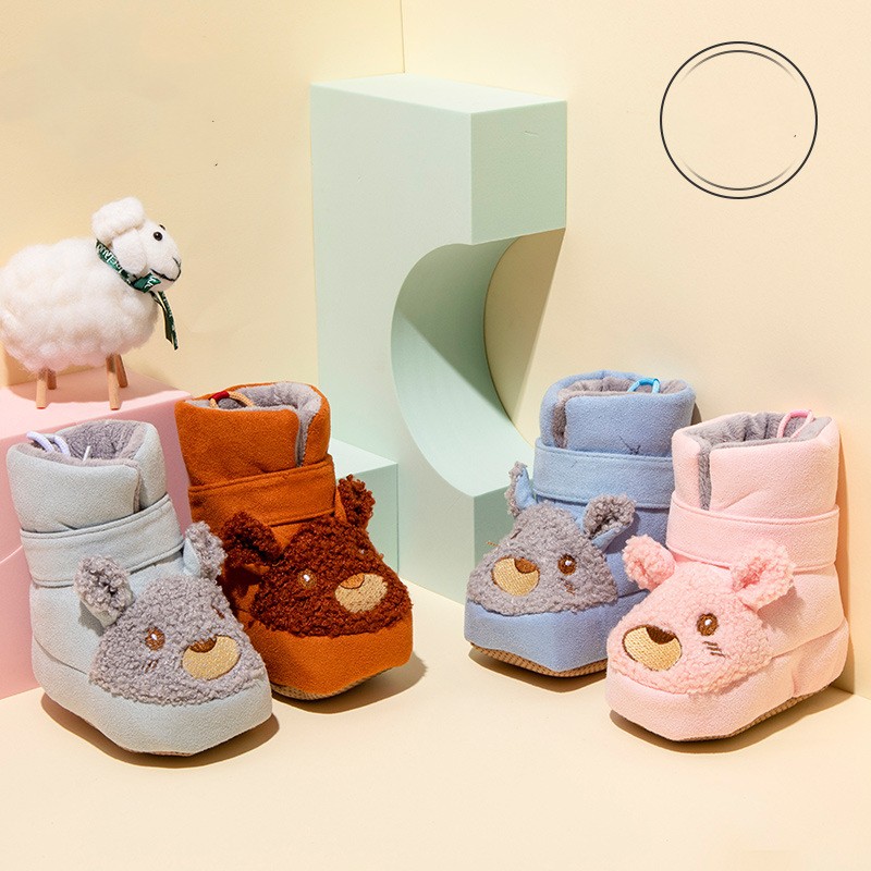 Title 1, Middle Insulated Shoes With Plush To Prevent Ha...