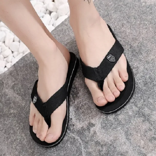 Large Size Platform Sandals And Slippers With Non Slip Feet Black - Shop at LoveMi