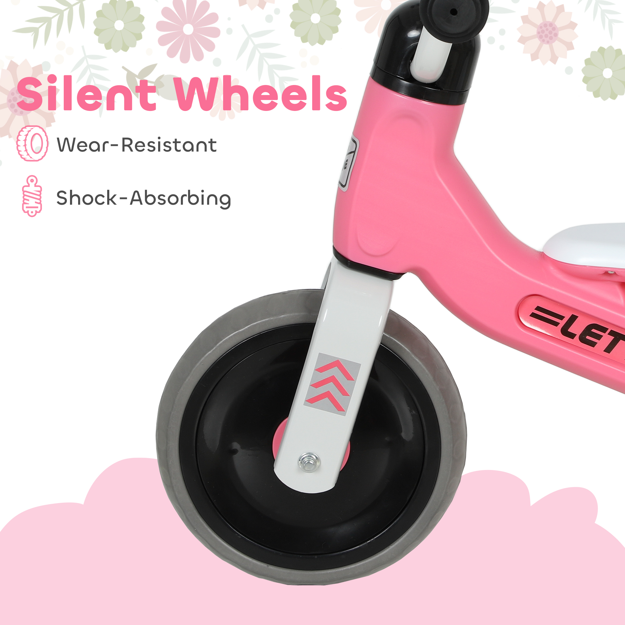 Pedeless Toddler Balance Bike, 3 Silent Wheels, Suitable For Boys And Girls — image 7