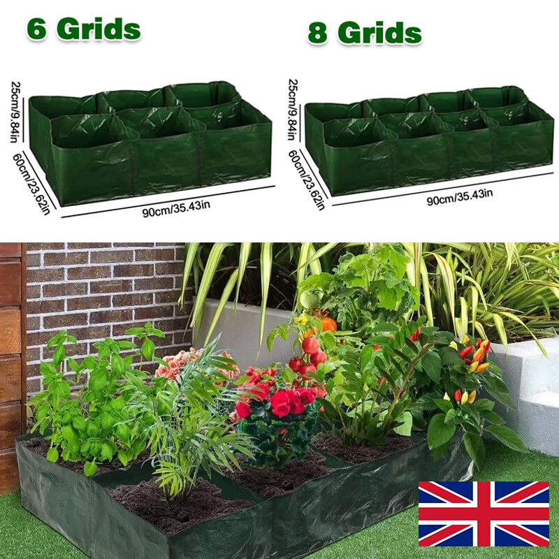 Heavy Duty Fabric Raised Bed Garden Flower Grow Bag For Vegetables Flowers Fruit — image 8