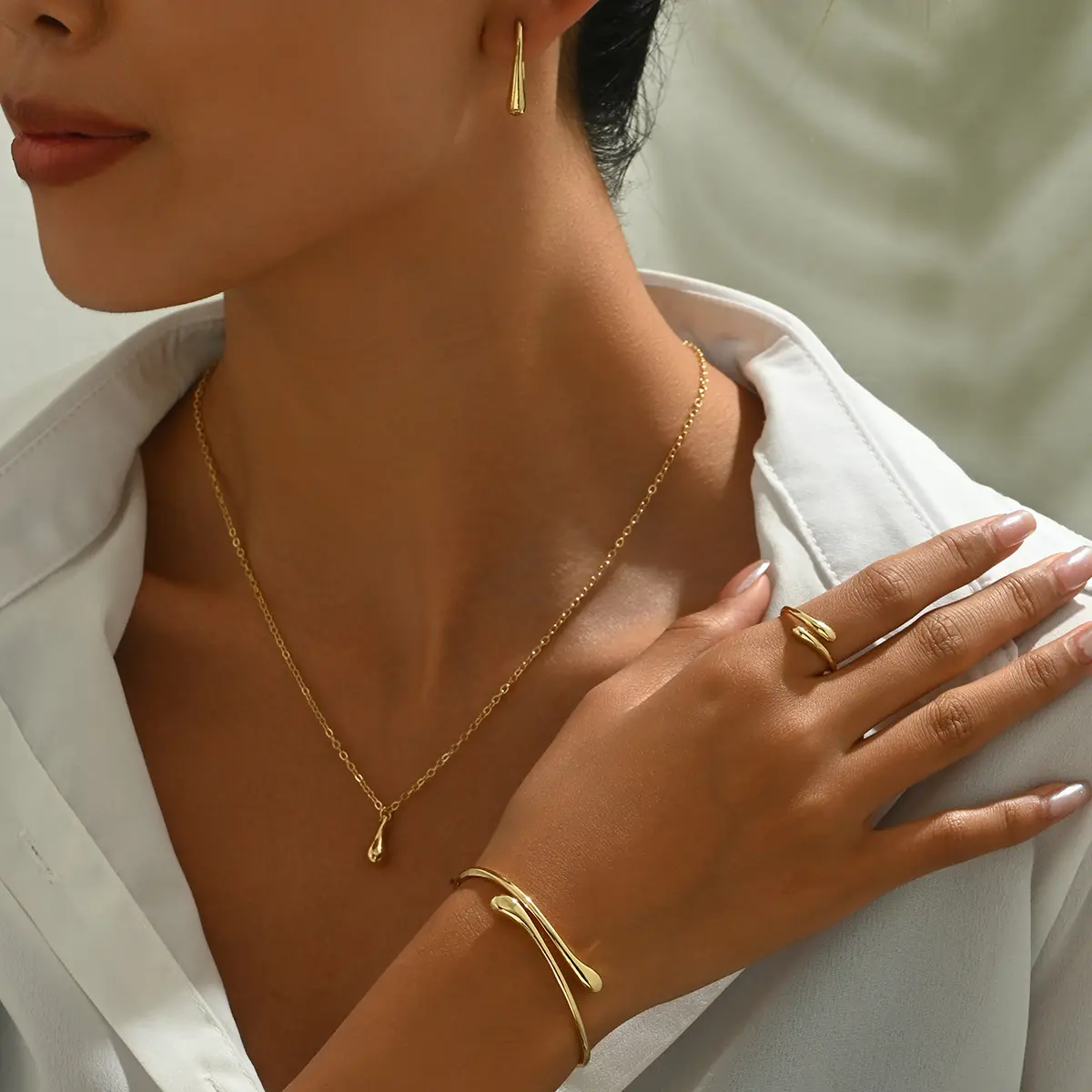 Minimalist Dainty Korean Style Jewelry Set