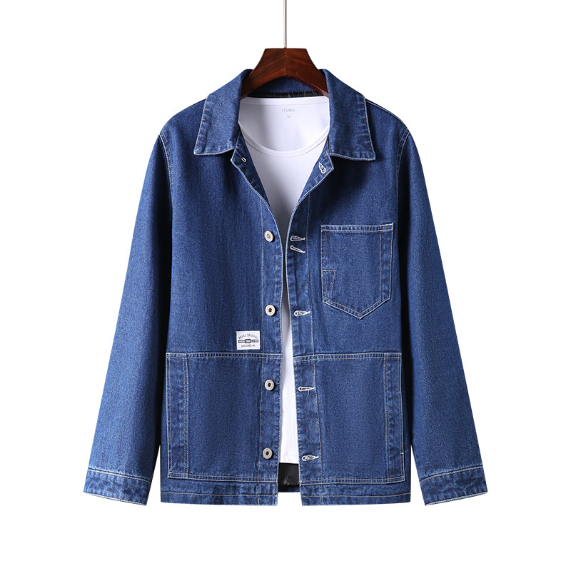 Long-sleeved Youth Korean Style Trend Single-breasted Casual Men's Jacket