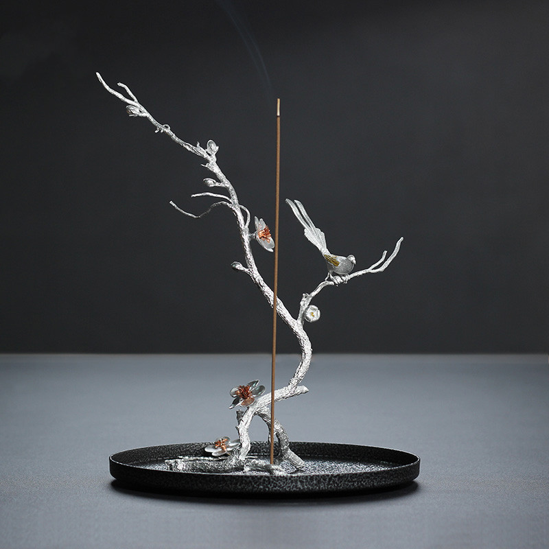 Japanese Tree Incense Holder Decoration Ornament