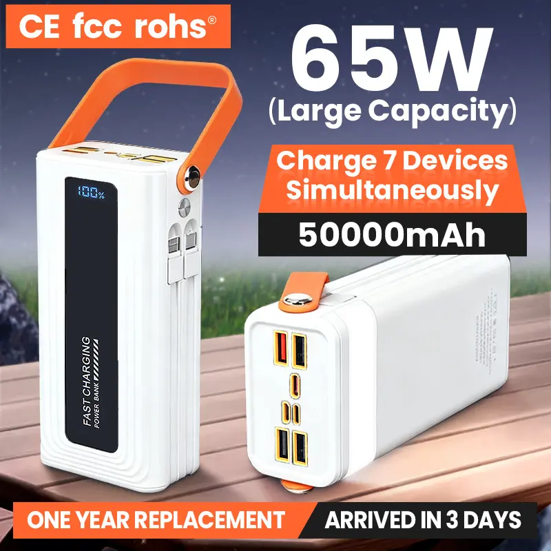 50000mAh Large Capacity Portable Power Bank
