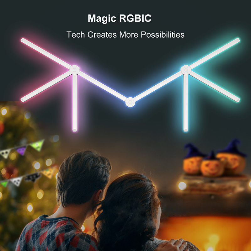 Private Model RGB Magic Color Intelligent Splicing Lamp DIY Indoor - Image 6