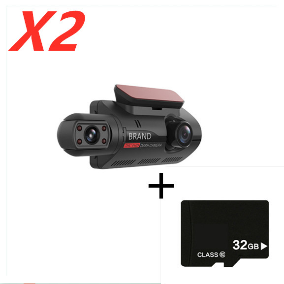 Black with 32G Memory card 2PC