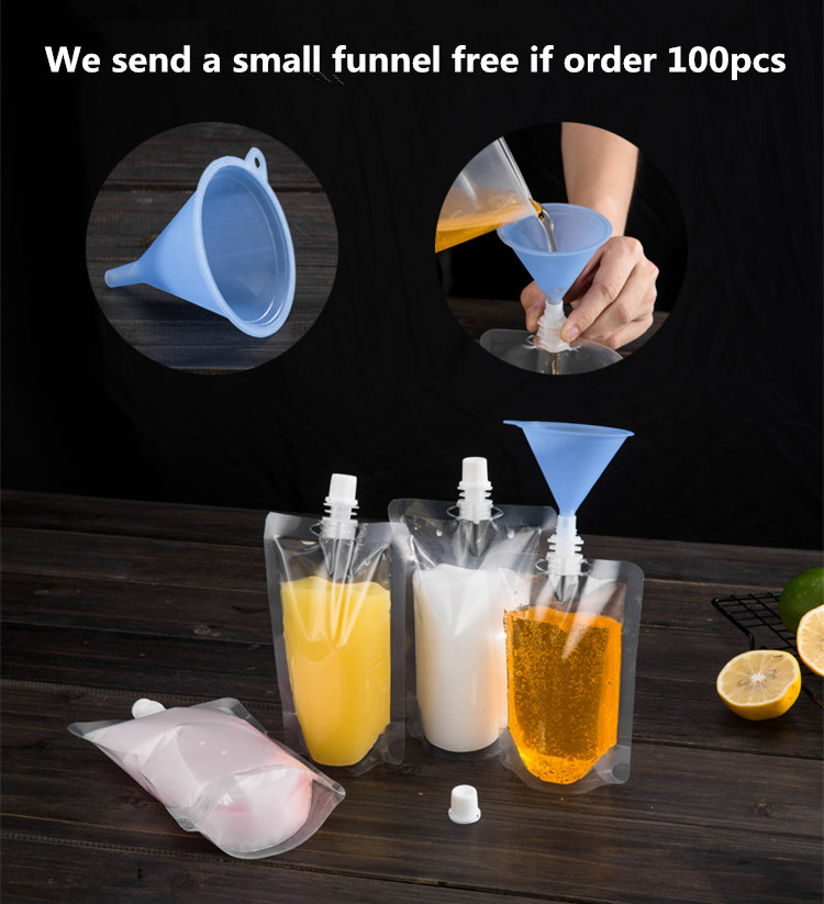 Soymilk Bag Beverage Disposable Traditional Chinese Medicine Liquid Packaging Transparent