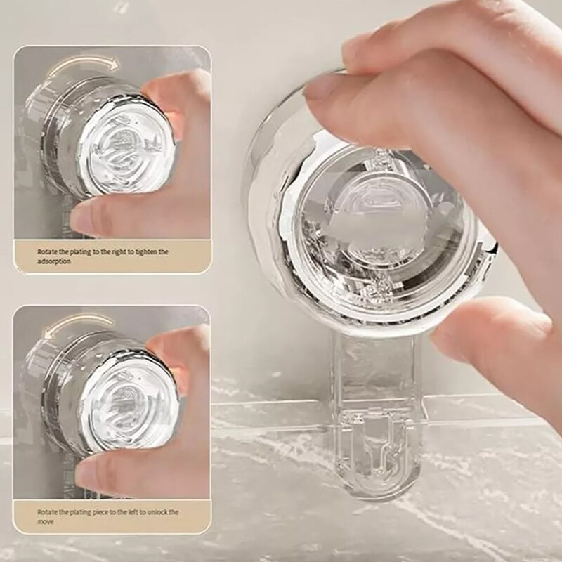 Clear Shower Caddy Suction Cup No Drilling Removable Bathroom Wall Shelf Basket 3 39f83b37 03df 42db bfb8 0619a192991d