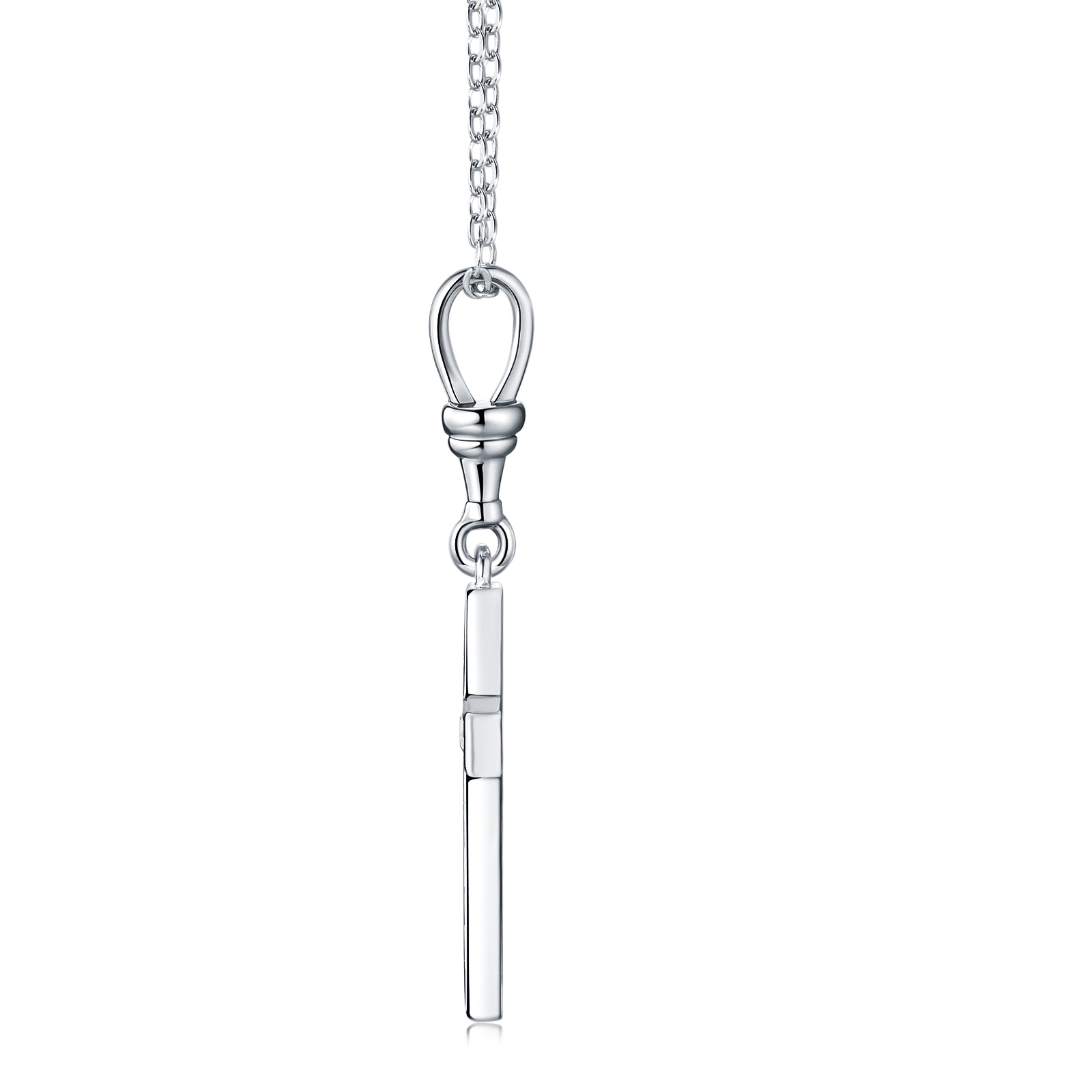 A Luxurious And Fashionable Minimalist Jewelry Pendant Necklace Set With Top-quality Moissanite, Made Of S925 Silver Electroplated With Platinum.