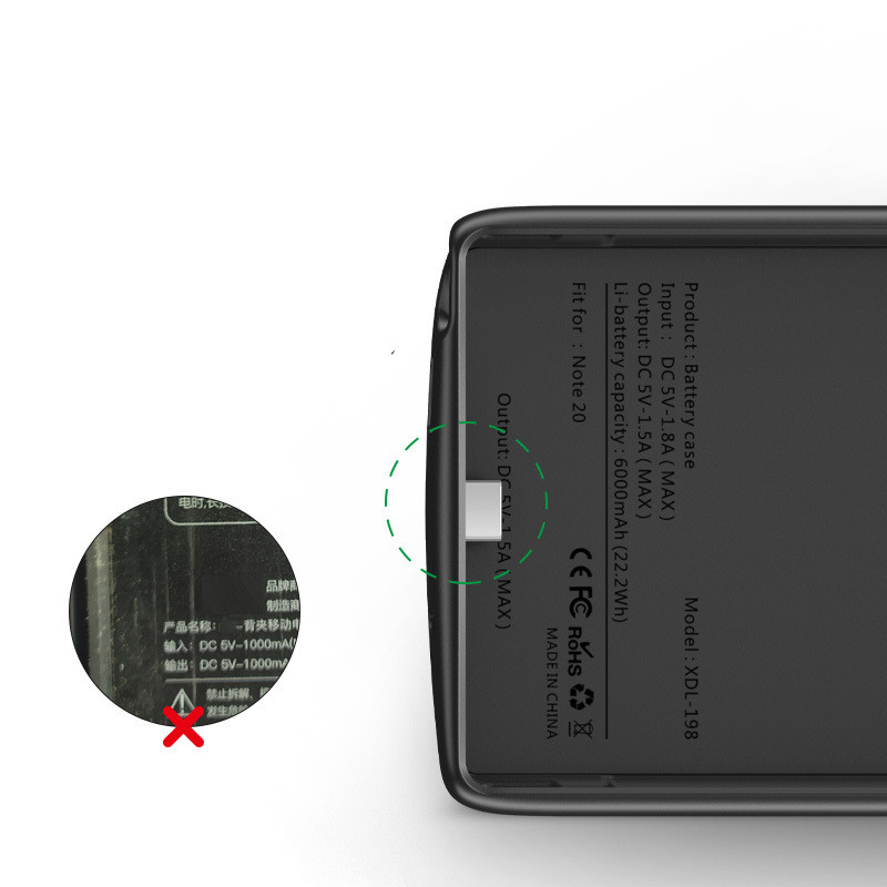 Mobile Power Supply With External Back Clip Battery - Image 5