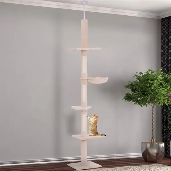 Wooden Cat House Trees Climbing Tower
