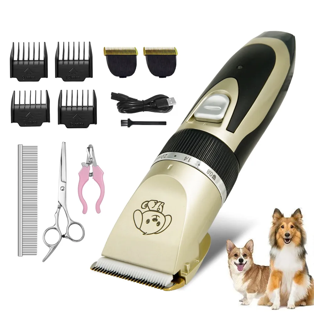 Professional Pet Dog Hair Trimmer Animal Grooming Clippers Cat