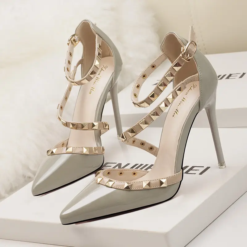 Women's Shallow Pointed Toe Stiletto High Heels