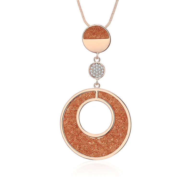 New Geometric Hollow Round Clothes Accessories