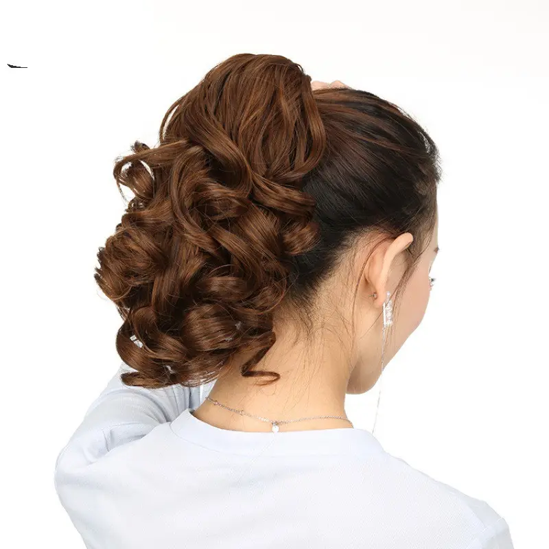 Ponytail Wig Women Short Wig Curly Pear Claw Clip