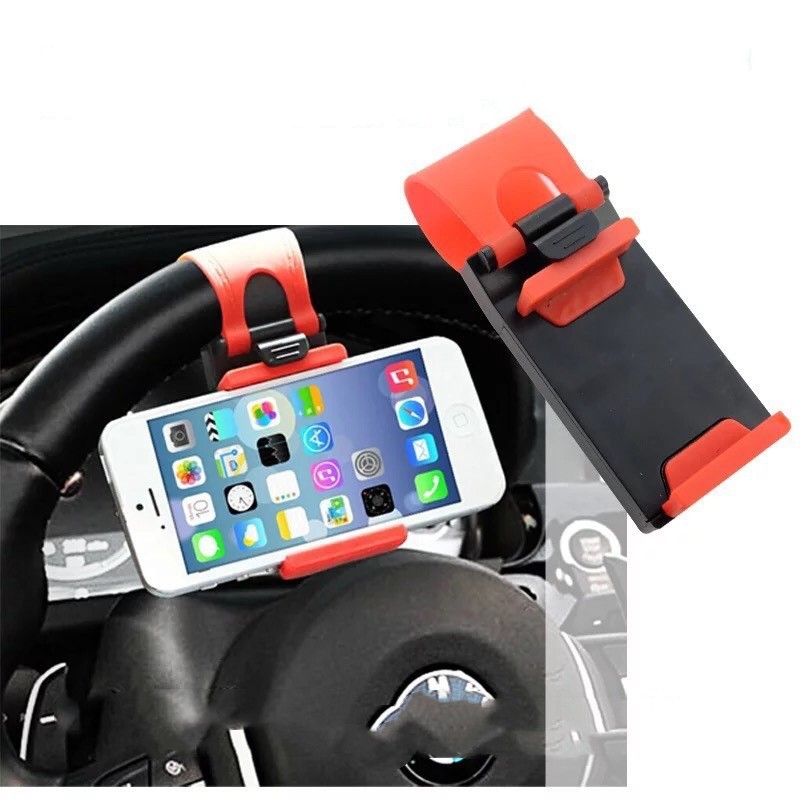 Car Phone Holder Steering Wheel Support Car Steering Wheel Mobile