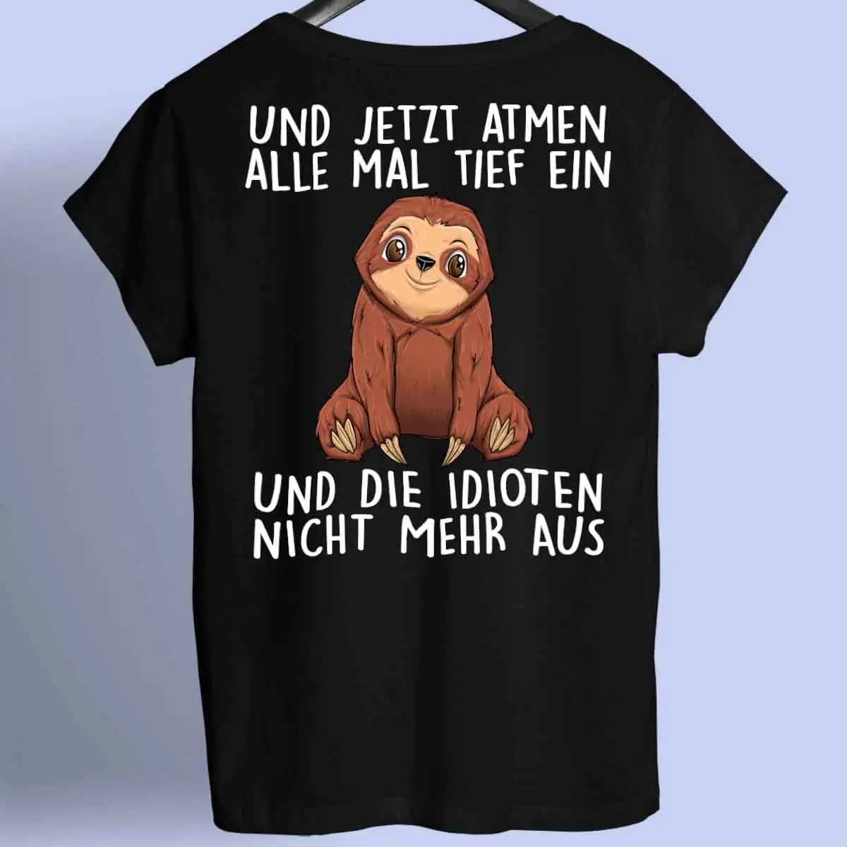 Suction Sloth Shirt Back Printed Top