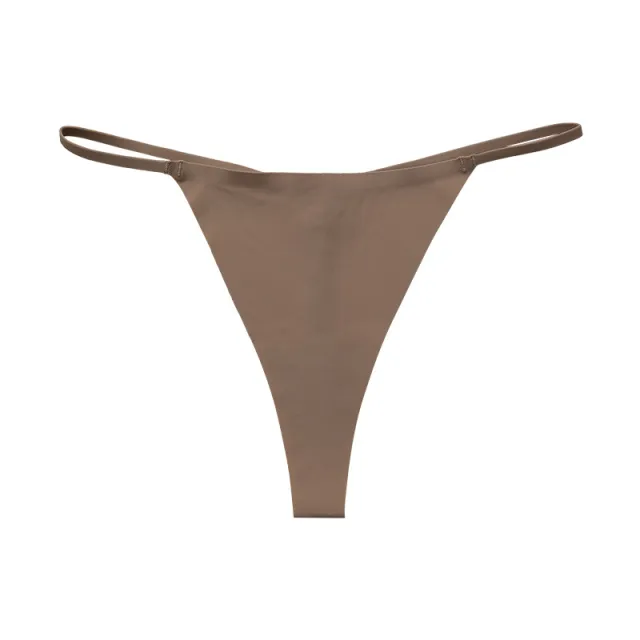 Women's Fashion Solid Color Spaghetti Strap Ring Buckle T Pants Coffee - Shop at LoveMi