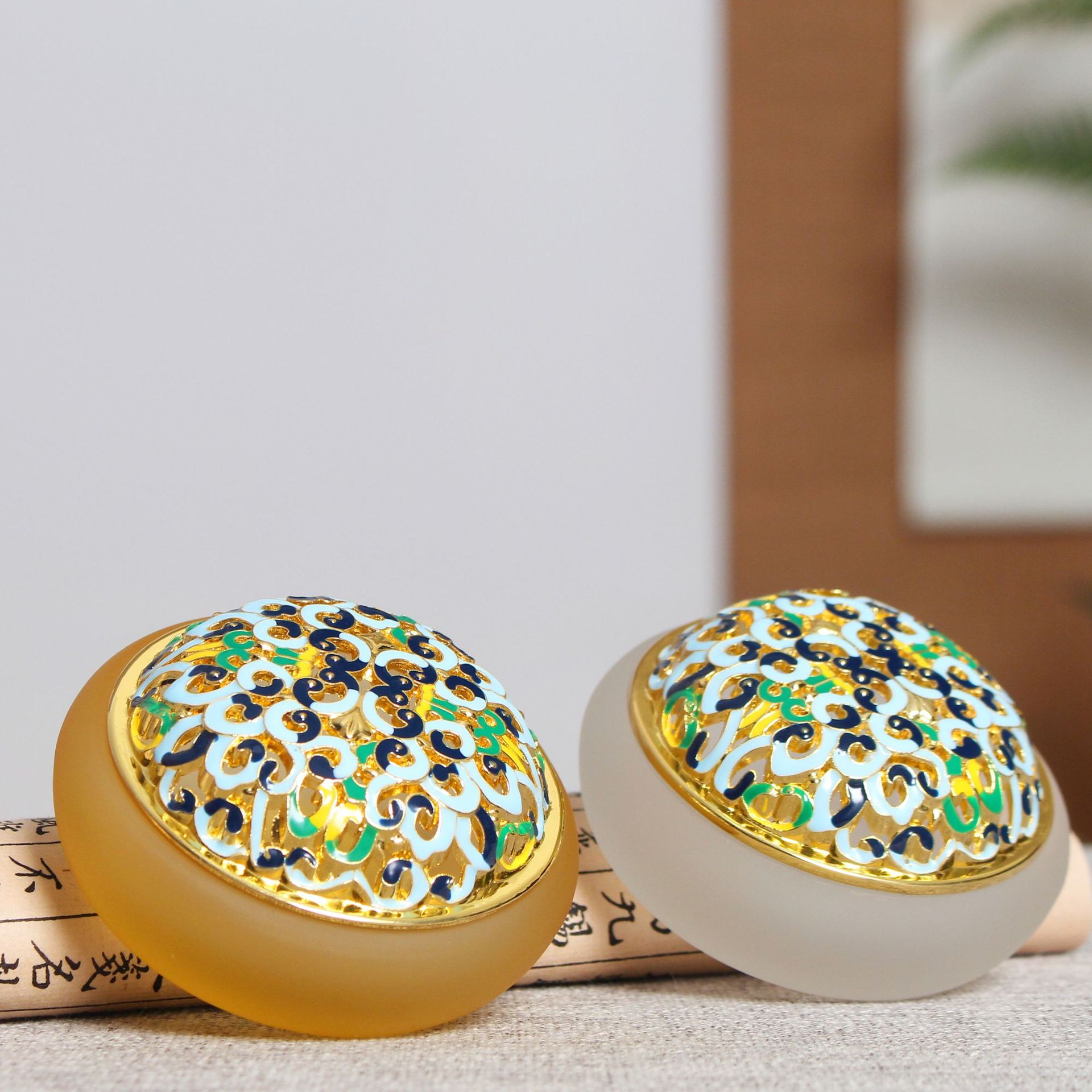 Creative Household Antique Imitation Glazed Incense Burner Ornaments