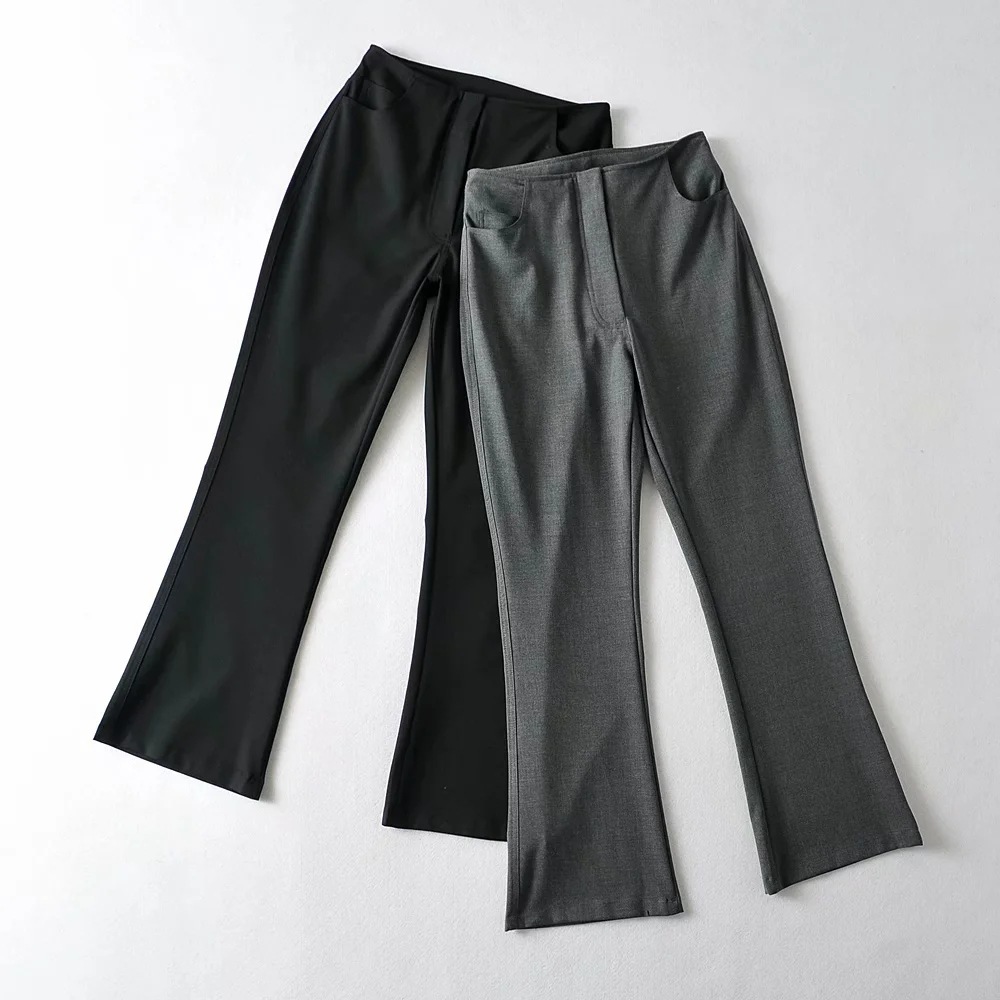 Title 3, Wide Leg Pants Casual Straight Long Pants Trend