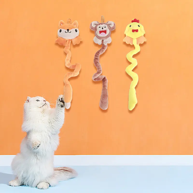 Creative Pet Supplies, Spring-loaded Plush Toys That