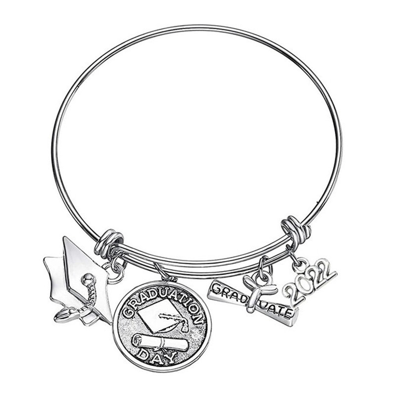 Bachelor's Doctor's  Commemorative Stainless Steel Adjustable Bracelet