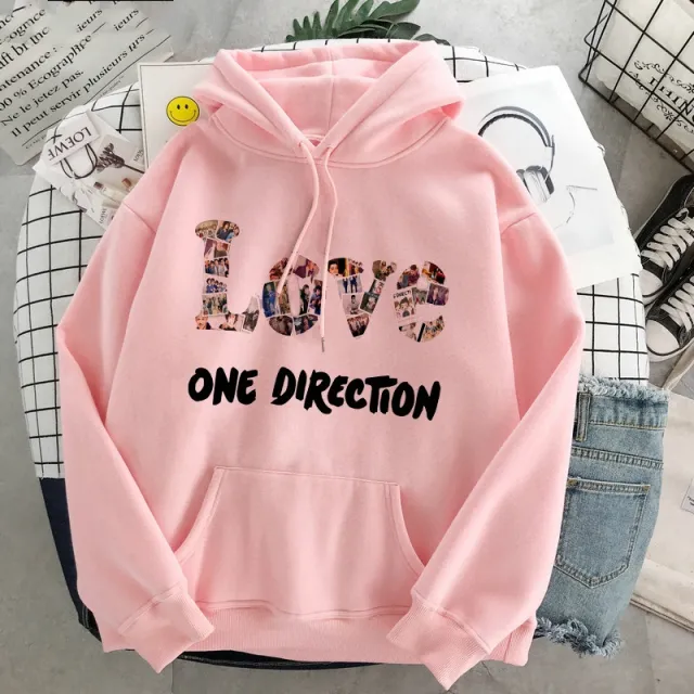 Harajuku Aesthetic Pullover Hooded Sweatshirt Clothes Pink6 - Shop at LoveMi
