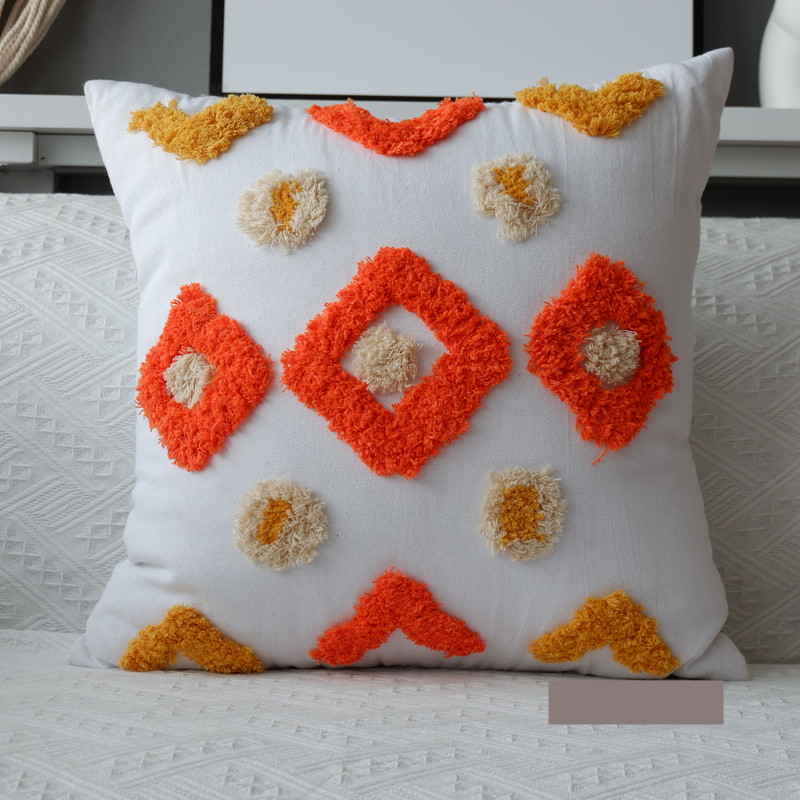 Emma tufted square pillow