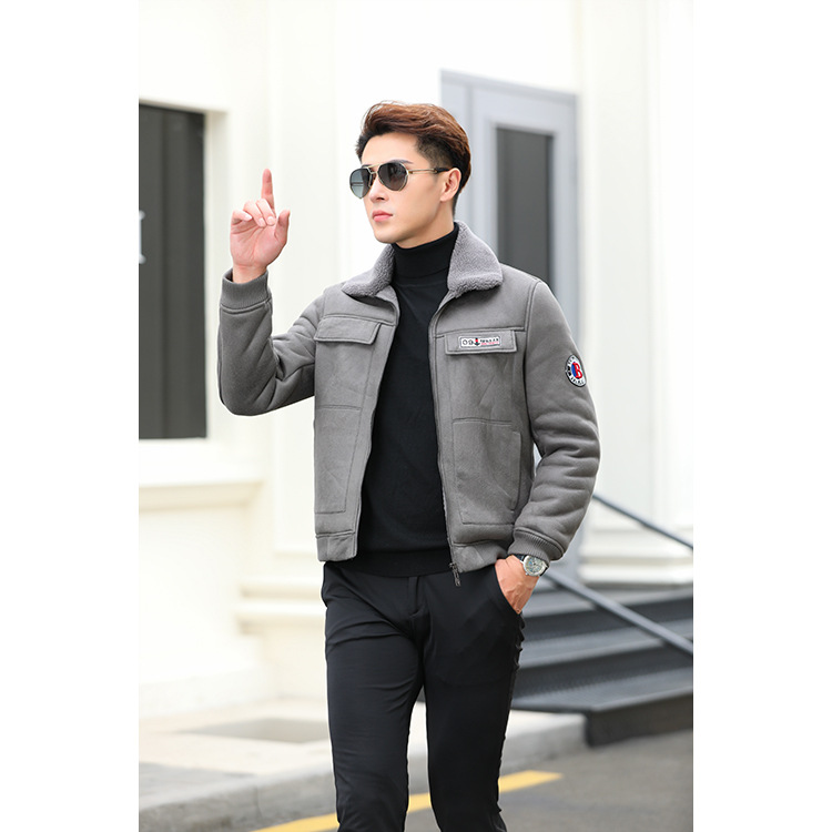 Men's Jacket Warm Berber Fleece Clothing - Image 9