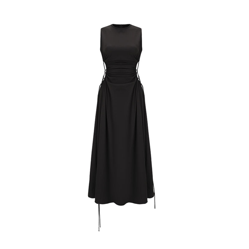 Cutout Lace-Up Sleeveless Dress, picture 3 of 5