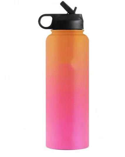 Stainless Steel Wide mouth Outdoor Sports Vacuum Flask 3 Color - Shop at LoveMi