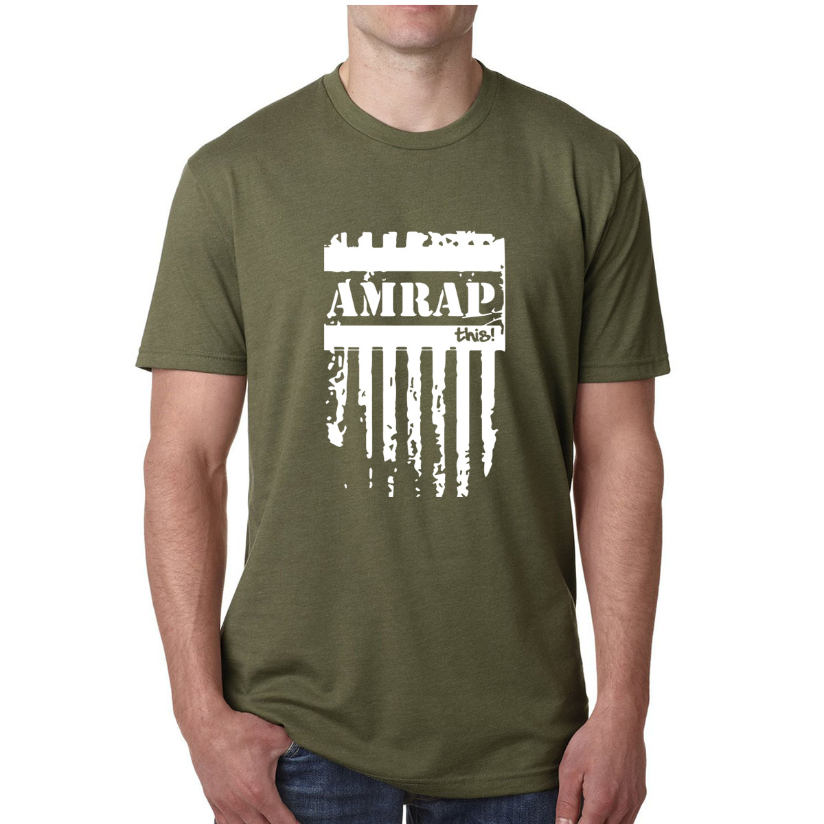 Title 8, AMRAP Street Letter Hip-Hop Herren Sport Crew N...