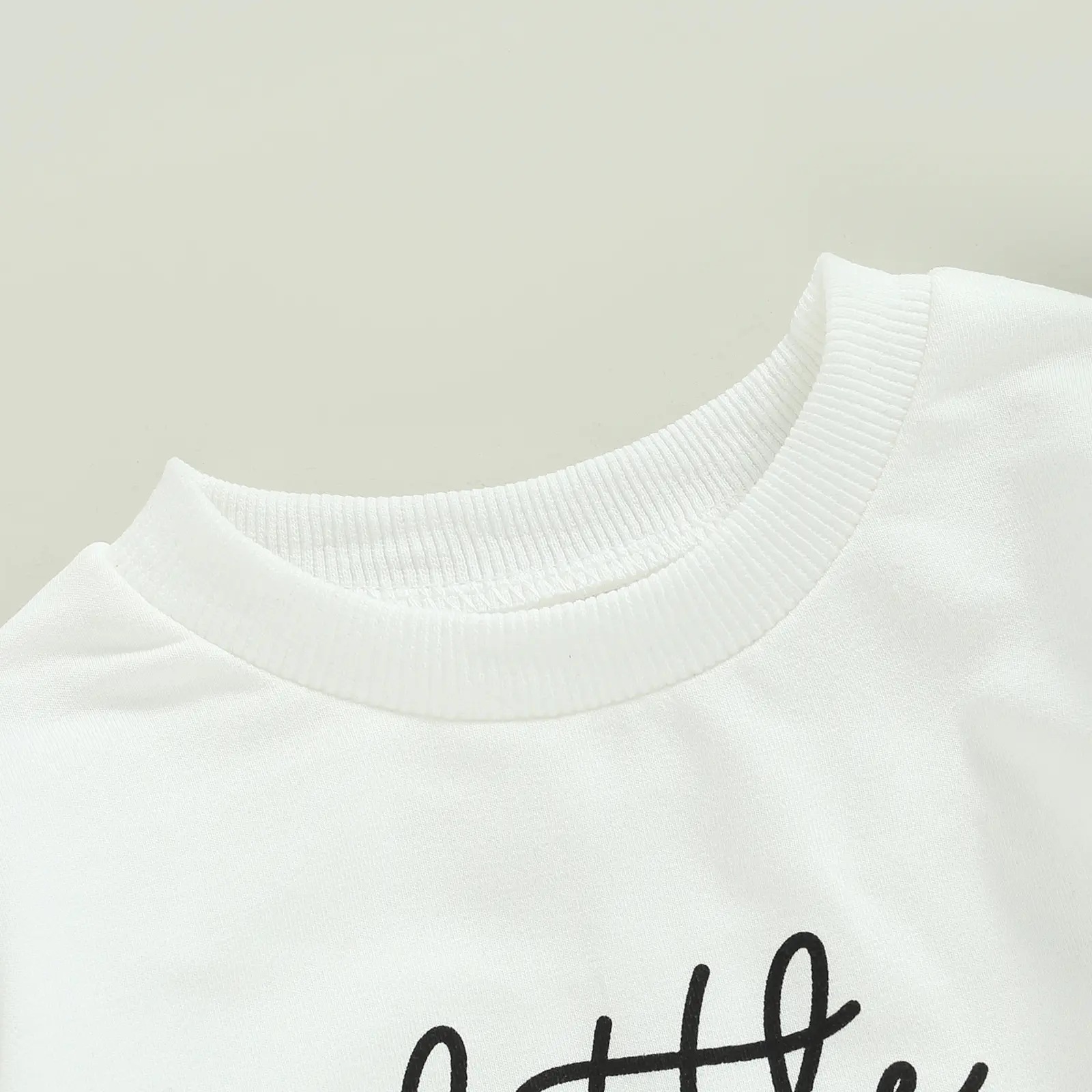 Baby Fashion Simple White Letter Print Harness