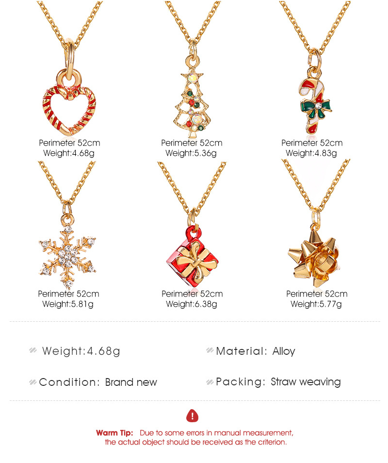 Christmas New Necklace  Tree Snowflake