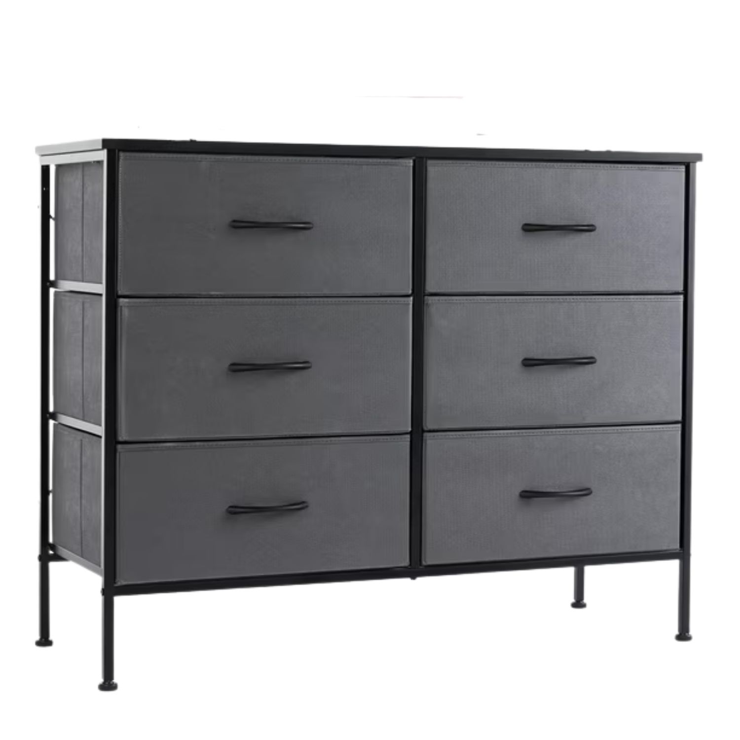 Fabric 6 Drawer Dresser, Bedroom Storage Cabinet, Chest Of Drawers Organizer For Closet, Entryway, Living Room image 3