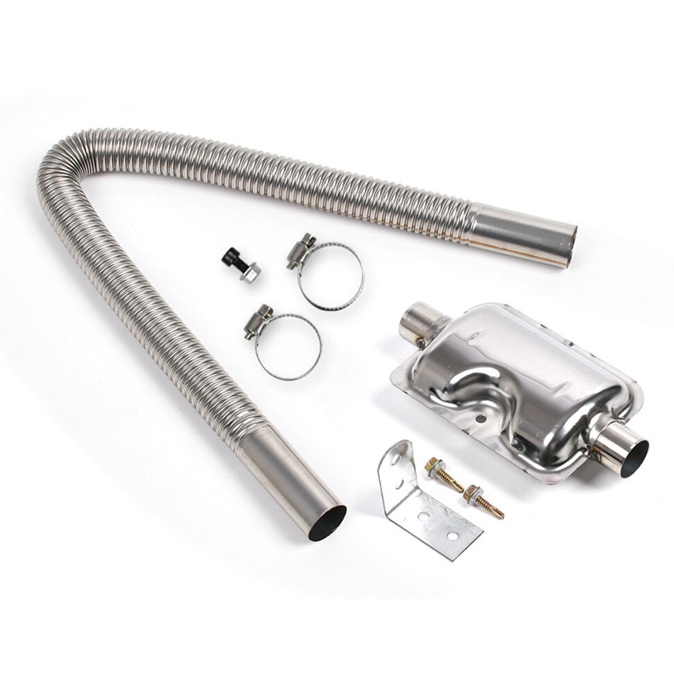 180CM Exhaust Pipe 24mm Exhaust-Silencer 25mm Air Filter For Air  Heater NEW