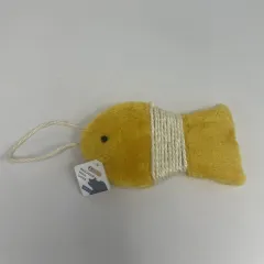 Fish Type, Cat Scratching Post - Yellow - View 1