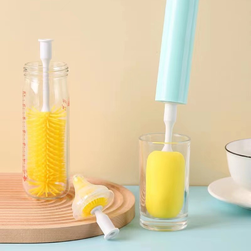 New Electric Removable Sponge Head Cleaning Brush Household