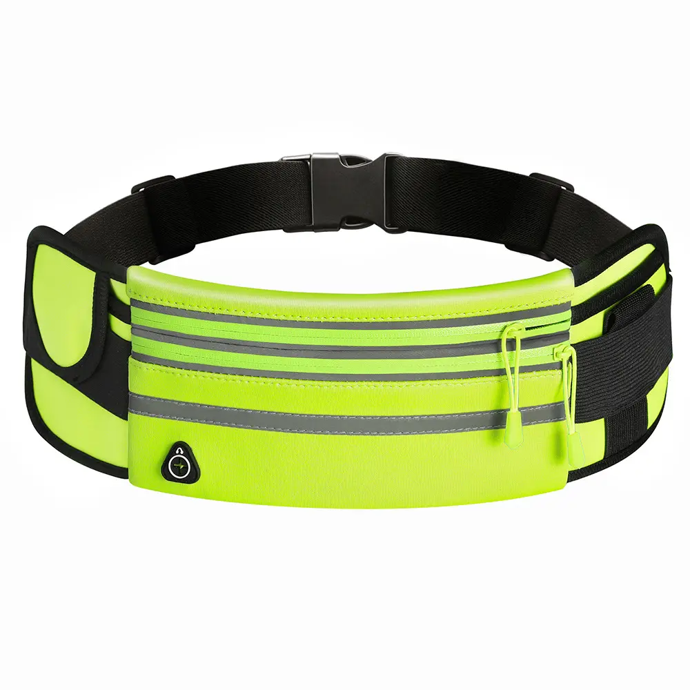 Double Zippers Waist Bags Waterproof Sports Running
