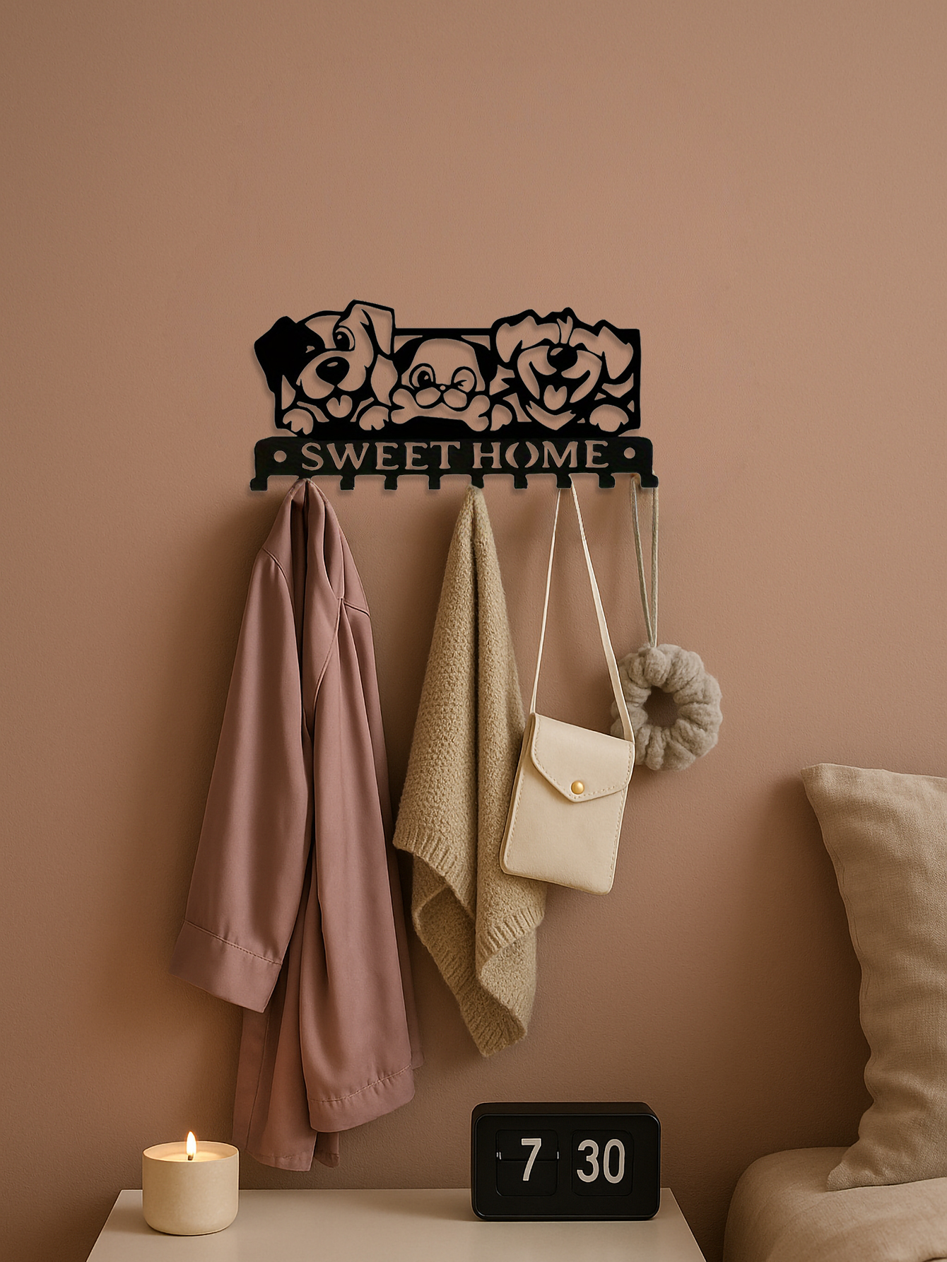 Decorative Metal Branch Wall Hook – Whimsical Tree Design Towel and Key Rack for Entryway, Kitchen & Bathroom Decor