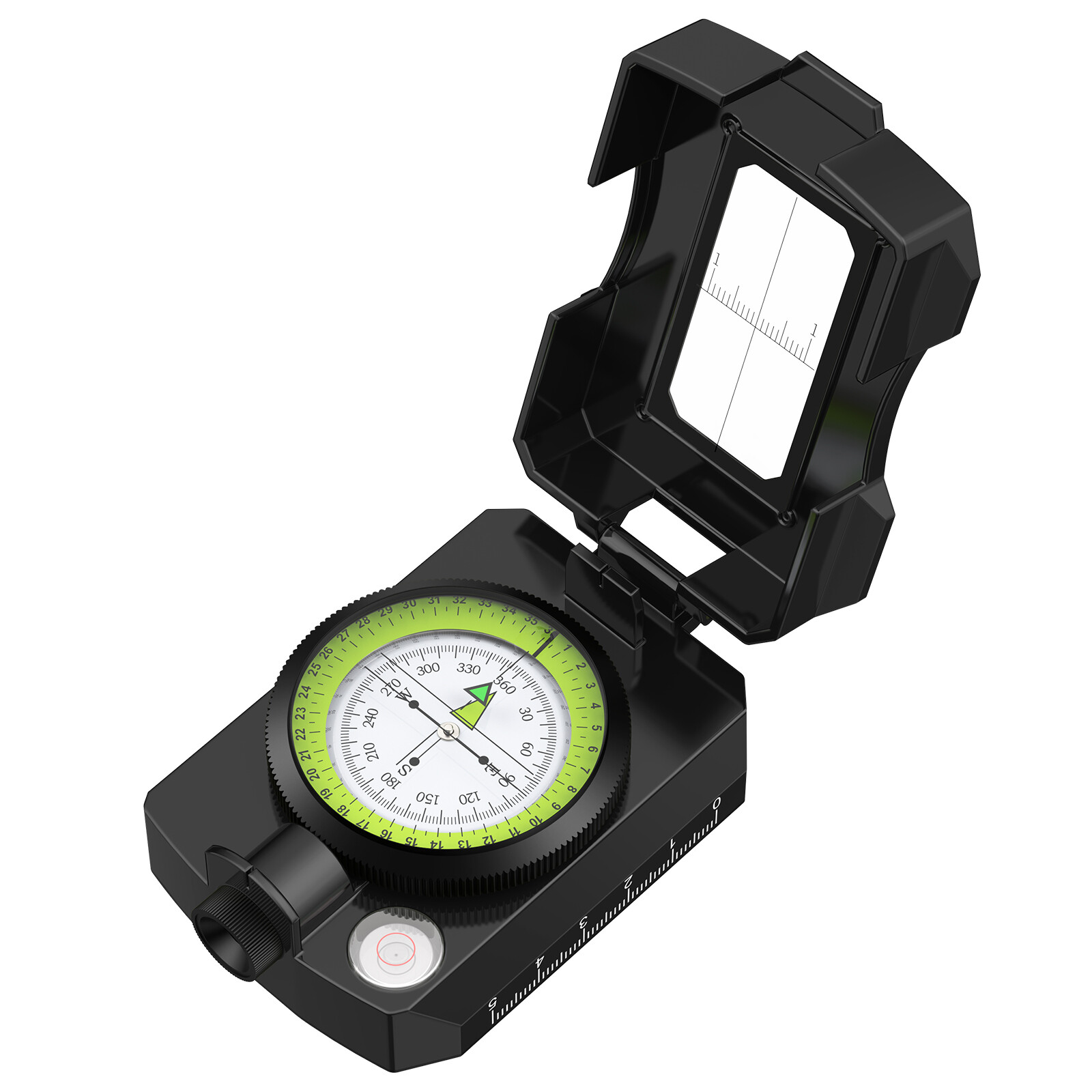 Proster Military Compass Metal Sighting Clinometer For Outdoor Camping Hiking — image 5