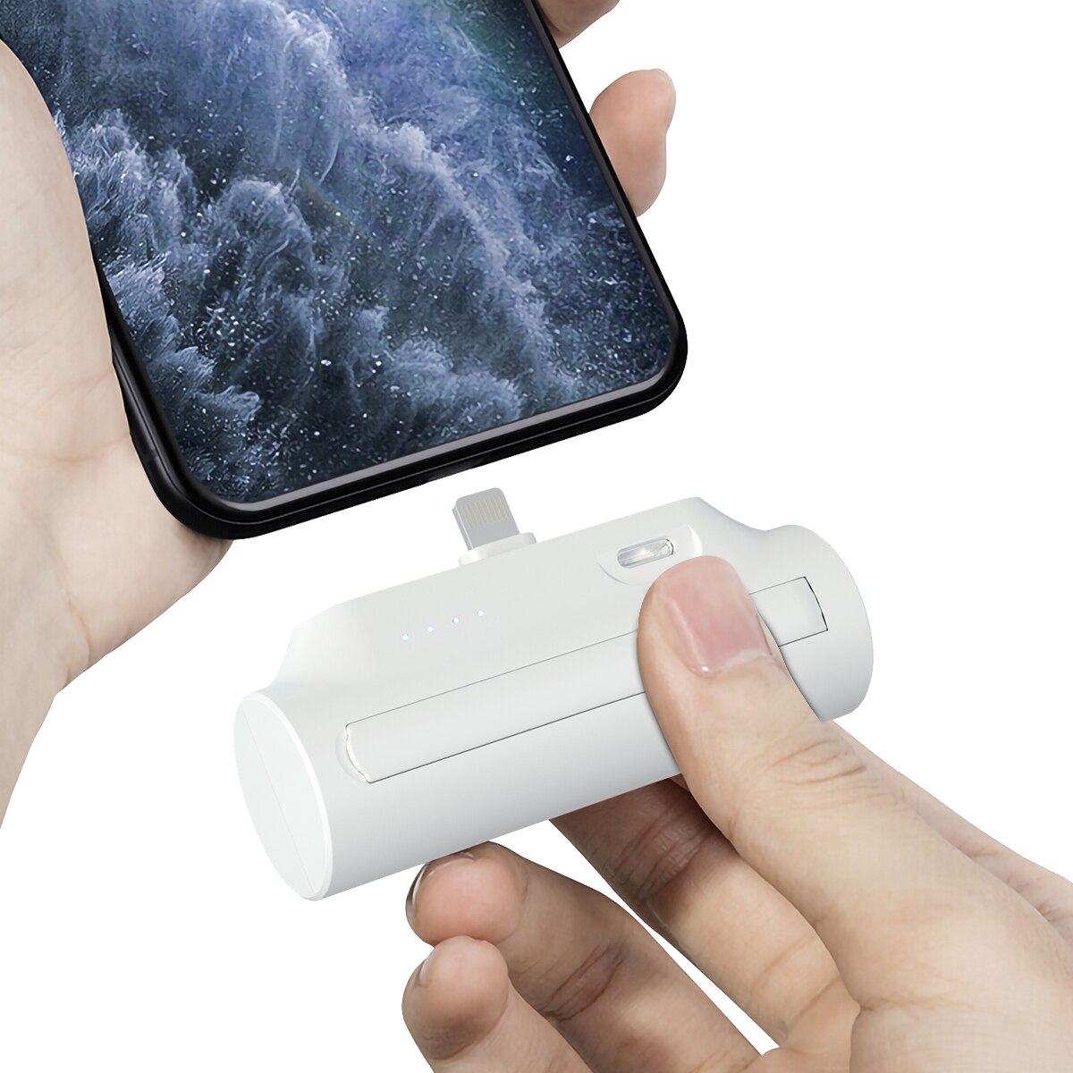 Mini Capsule Charging Treasure Tail Plug Portable - Image 2