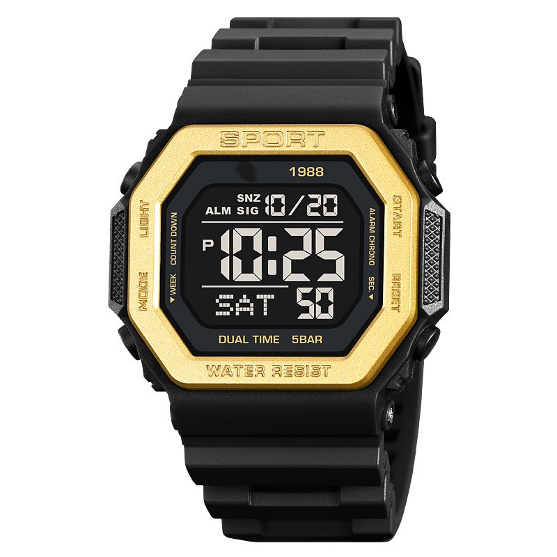 Outdoor Electronic Watch - Rear View