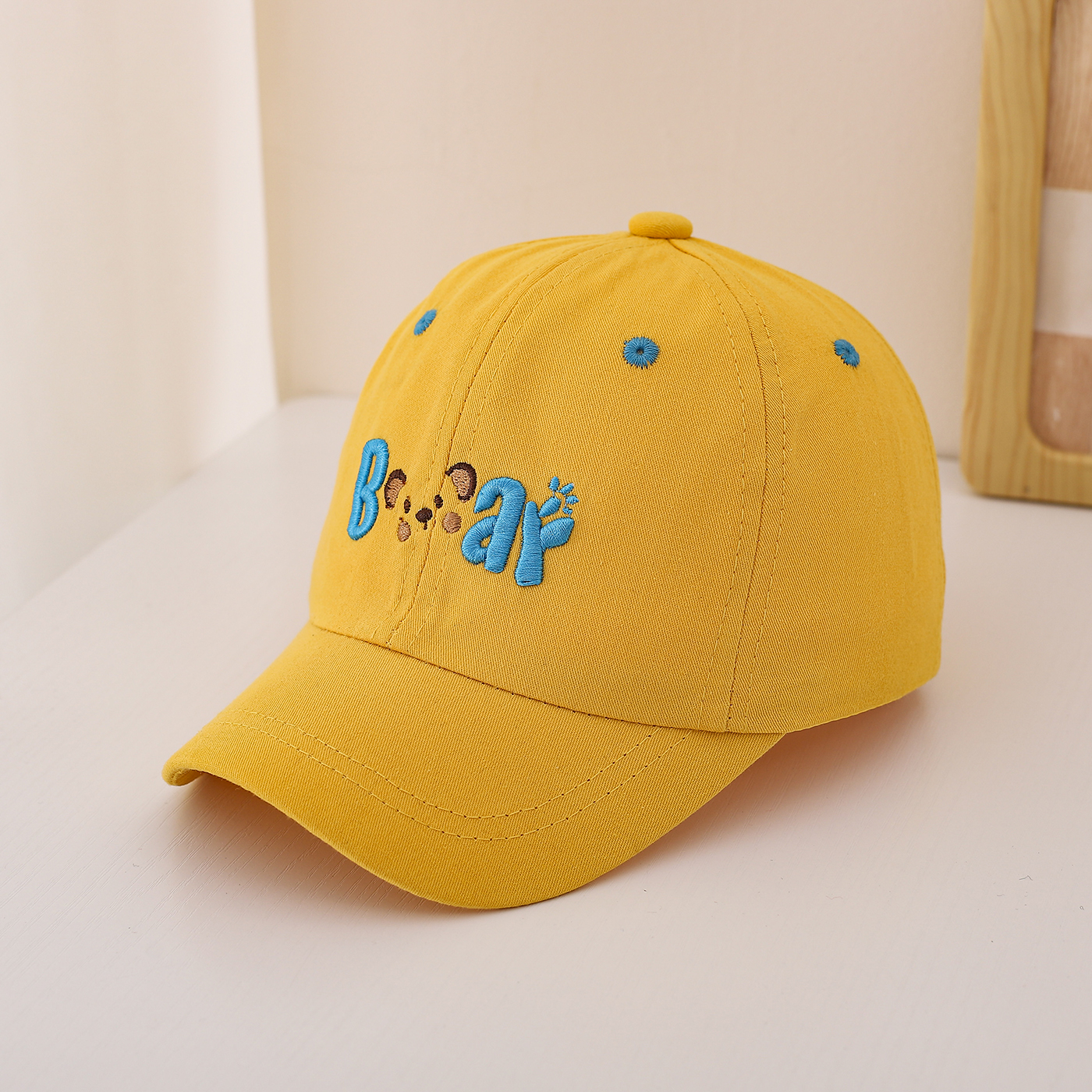 Children's Single-color Simple Cartoon Mouse Letter Embroidery Adjustable Cute And Casual Baseball Cap Suitable For Traveling And Playing 8