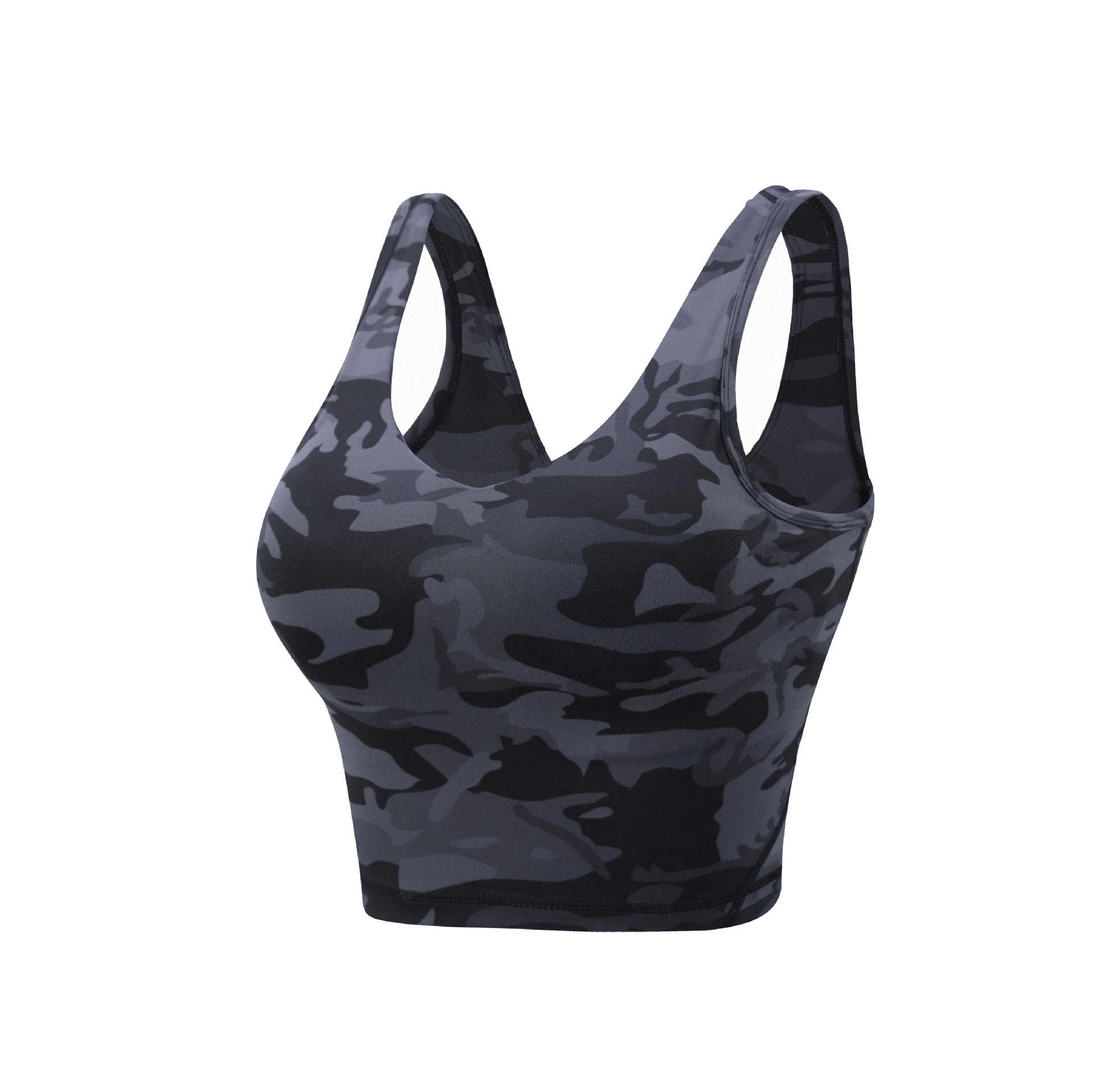 Title 3, Vest Sports Bra Printed Yoga Suit