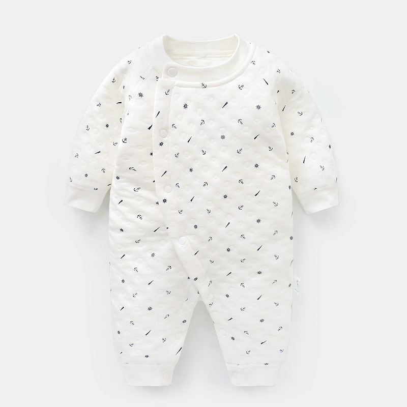 Baby Warm Quilted One Piece Clothes For Men