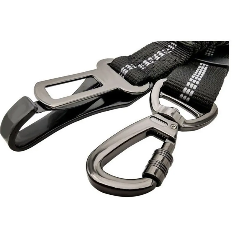 Pet Multifunctional Car Reflective Elastic Seat Belt - Multifunctional Dualuse