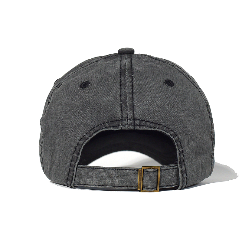 Vintage Washed Cotton Baseball Cap Plain Adjustable Dad Hat Low Profile Trucker Unisex Style Headwear