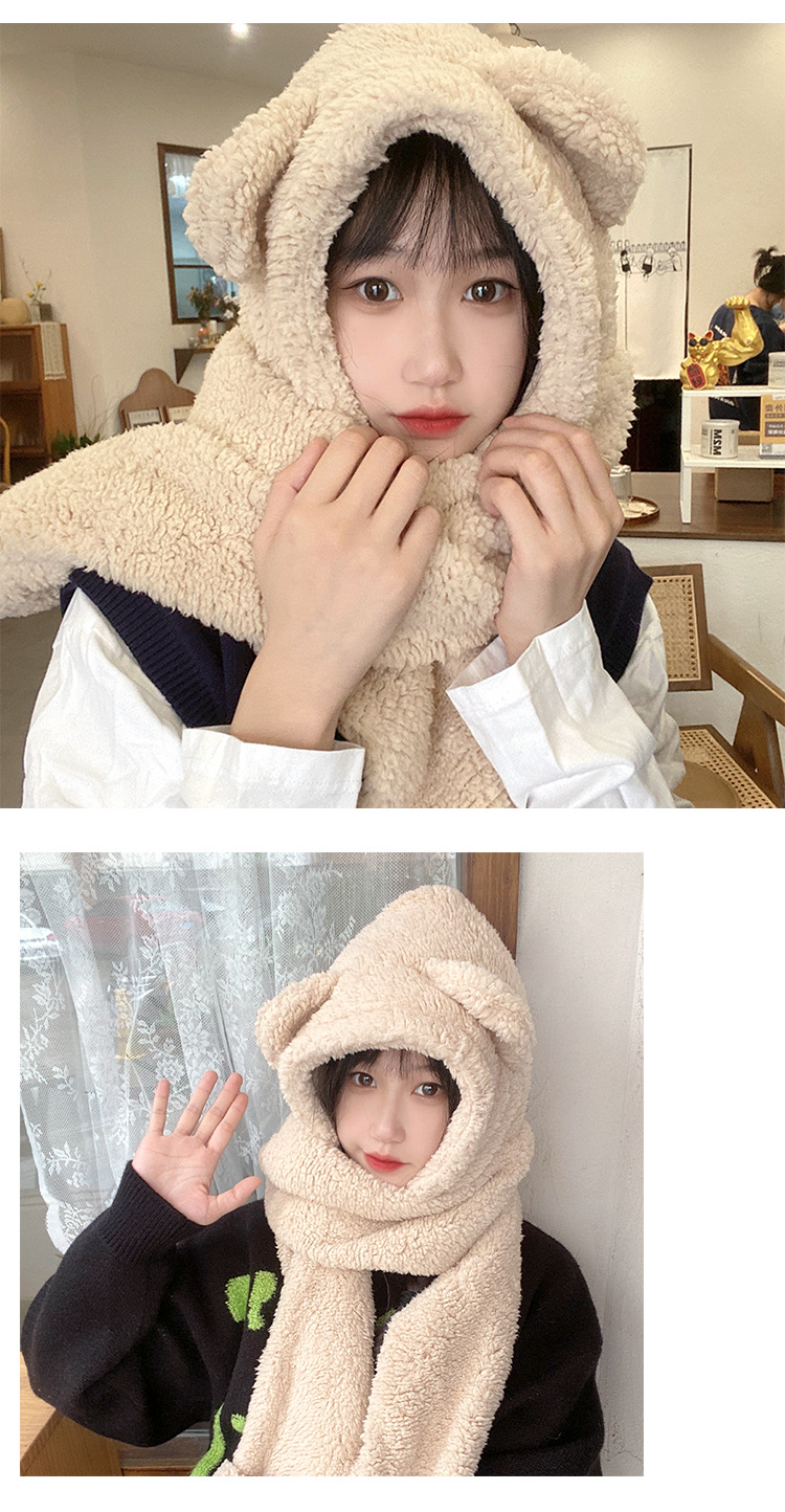 Cute Cycling Electric Bike Warm Turtleneck Scarf